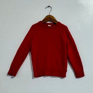 Crewcuts Red Merino Wool Sweater